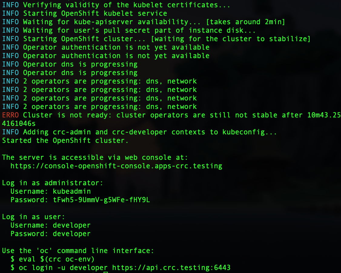 output of crc start (2)